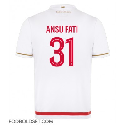 AS Monaco Ansu Fati #31 Hjemmebanetrøje 2025-26 Kortærmet AS Monaco Ansu Fati #31 Hjemmebanetrøje 2025-26 Kortærmet